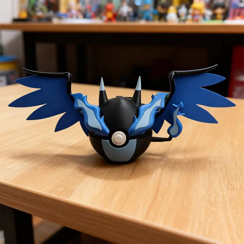 7cm 3D Printed Pokeball Figurine Sylveon Weezing Charizard Giratina Mega Gengar Sealed Sphere High Quality Collect Pokemon Ball view 6