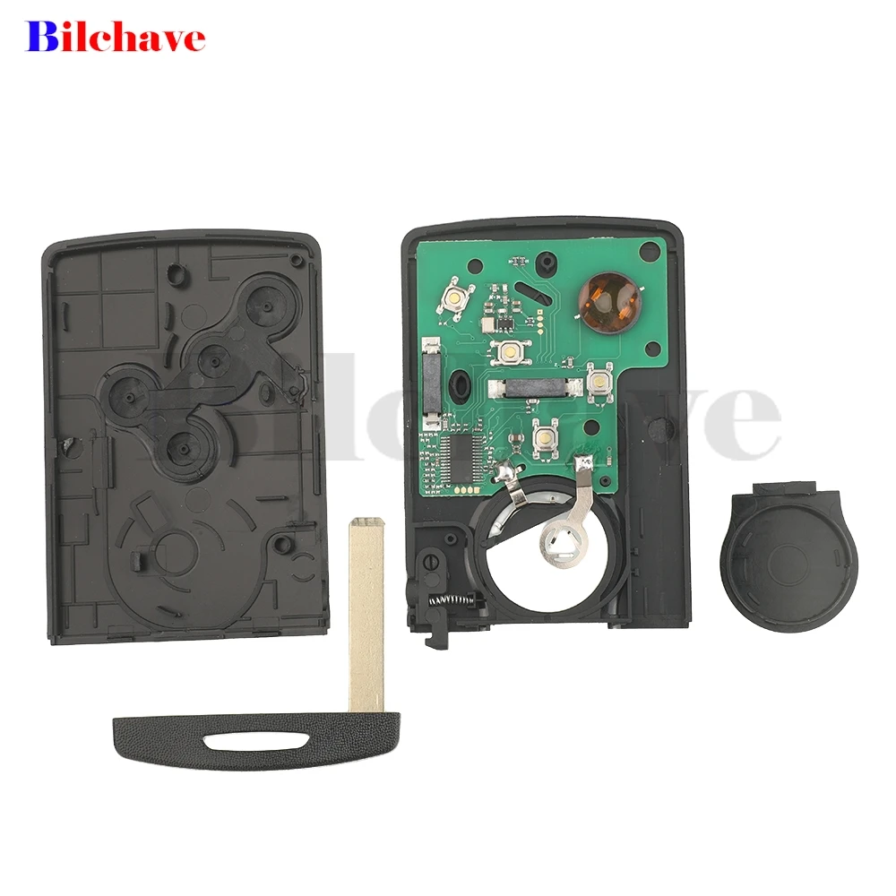 

jingyuqin 433Mhz 4A PCF7953M FSK 4 Buttons Smart Remote Car Key Fob For Renault Megane Fluence Laguna Scenic Replacement