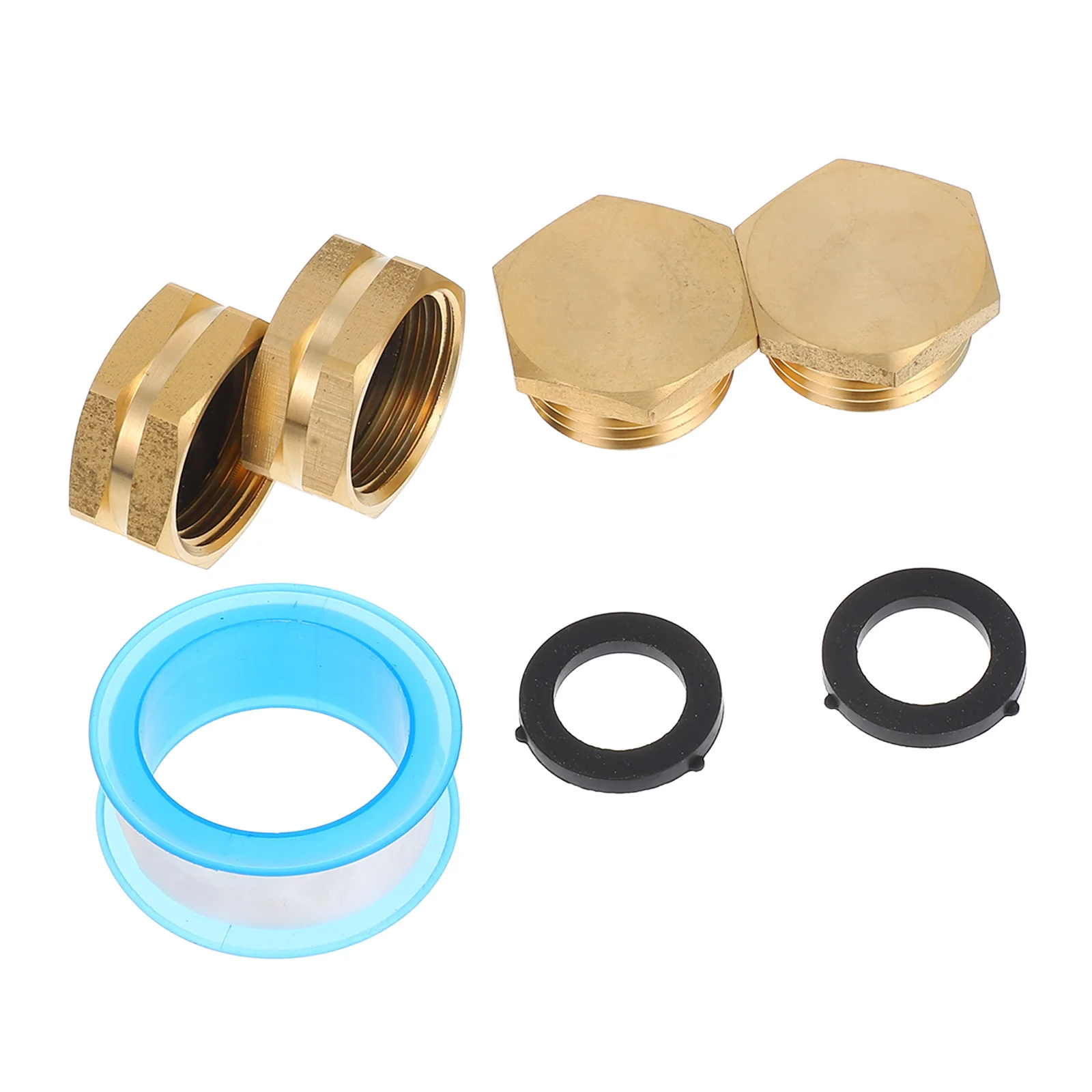 

Garden Hose Cover 3/4 Inch Brass Garden Hose Connector Plugs Caps Leakproof Durable Fittings Repair End Stopper