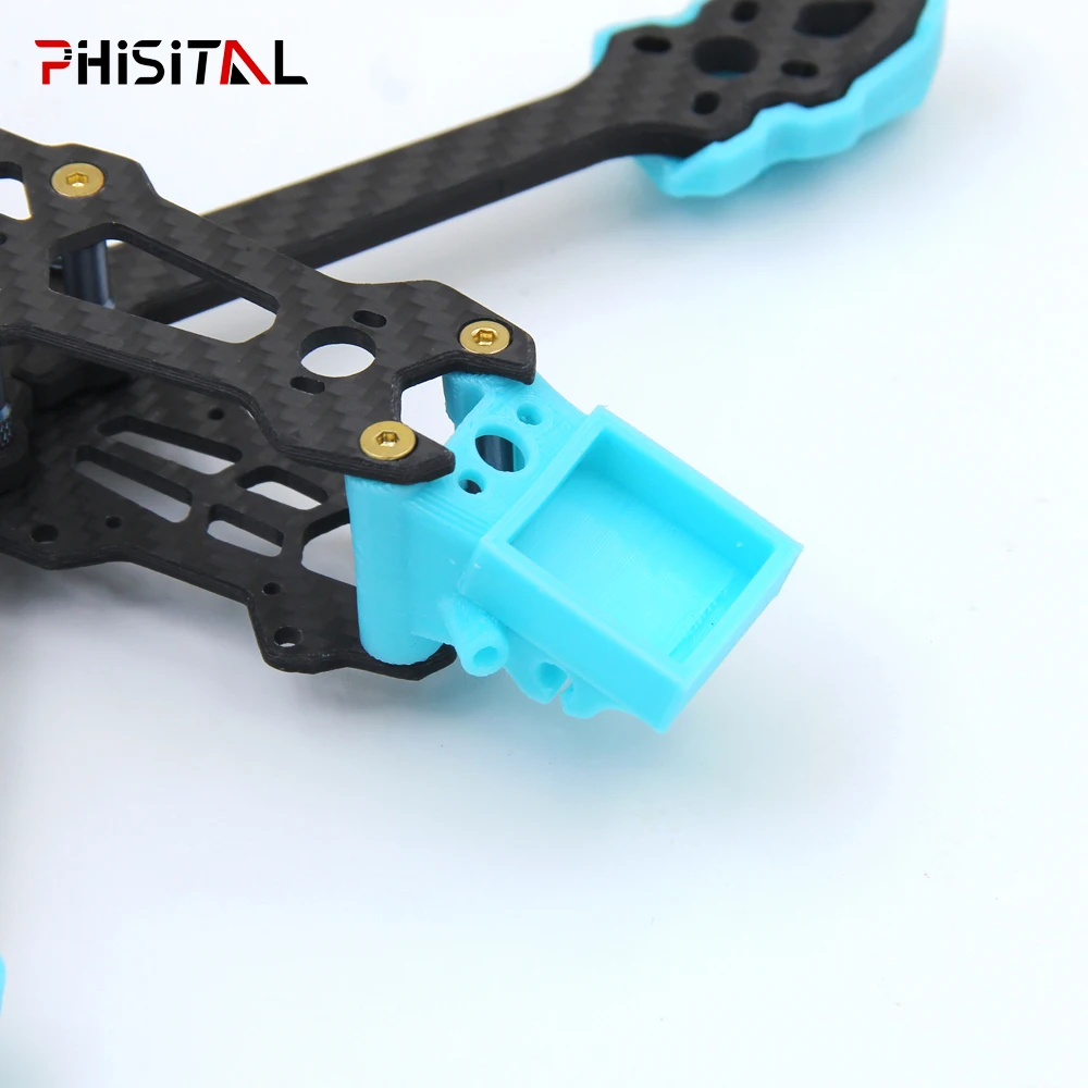 3D Printed BN-220 M80PRO M8Q5883 GPS Mount TPU Holder T-shaped Antenna Fixed Bracket Seat 4 in 1 for FPV Racing Drone Frame