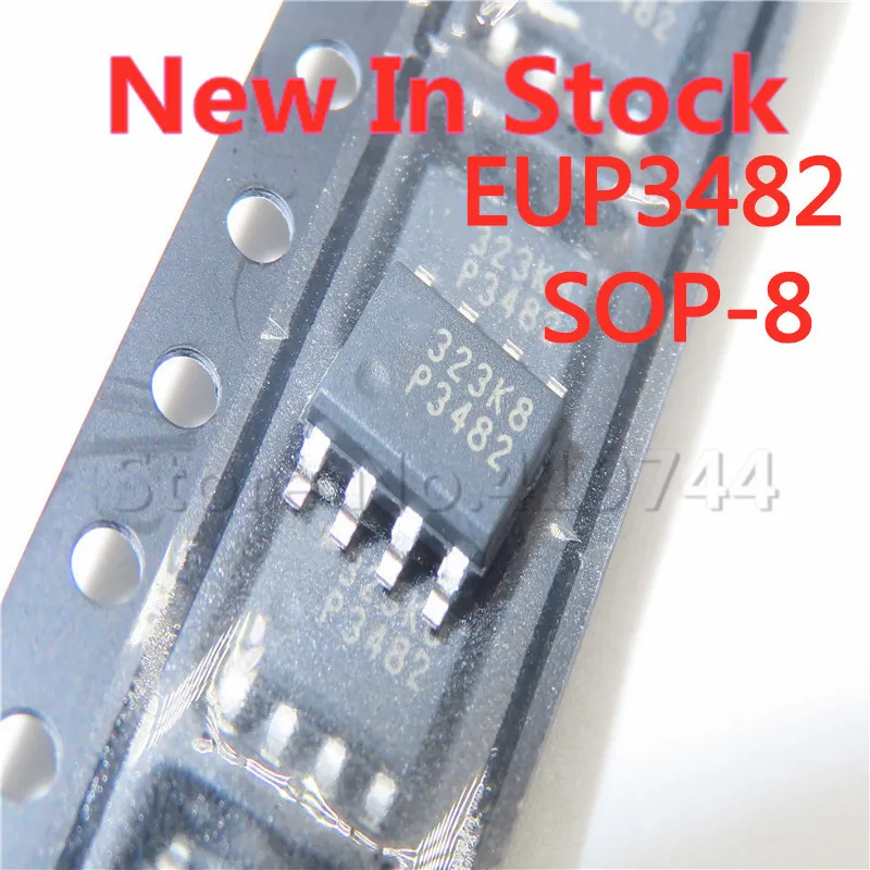 5PCS/LOT EUP3482 P3482 EUP3482DIR1 SOP-8 DC-DC converter In Stock NEW original IC