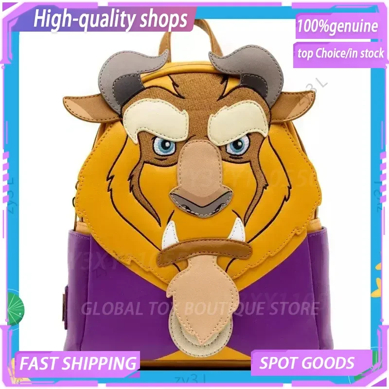 

2025 New Loungefly Cartoon Anime Princess Collage Mini Backpack Fashion Accessory Capacity Surprise Girls Cute Xmas Gift