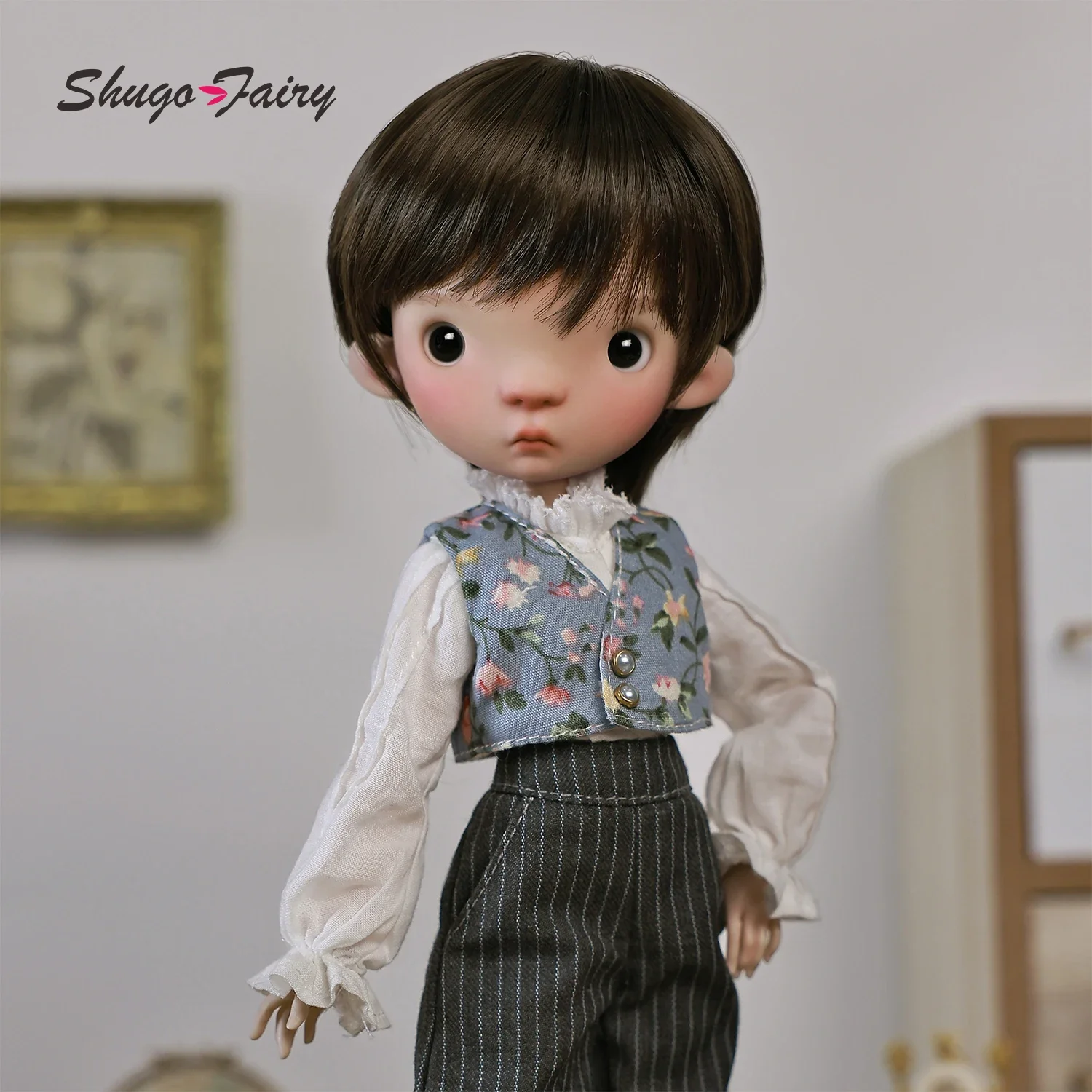 ShugaFairy Perziken 1/6 Bjd Poppen 30cm Pii Body Russische Retro Literaire Stijl Meisje Ootd Leuke Fullset Joint Bjd Kleding Bjd Fairy