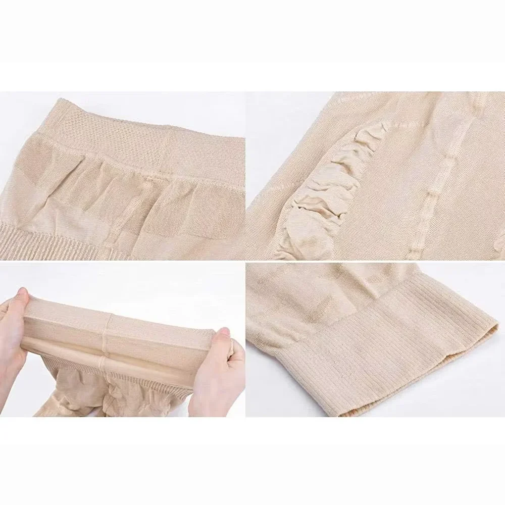 Women Tummy Control Shorts High Waist Slimming Shapewear Abdomen Belly Flat Body Shaper Leg Thigh Trimmer Compression Leggings view 6
