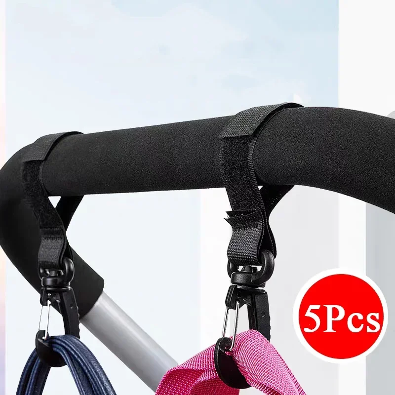 2-12PCS  Hook universal baby stroller home accessorie360 degree rotatable hook umbrella cart fashionable and lightweight hook