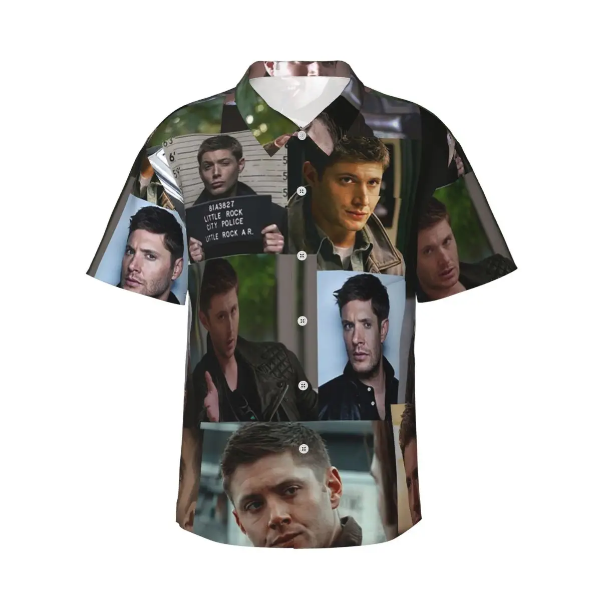 

Мужские рубашки Dean Winchester, гавайская рубашка с коротким рукавом, повседневные топы с лацканами для летнего пляжа