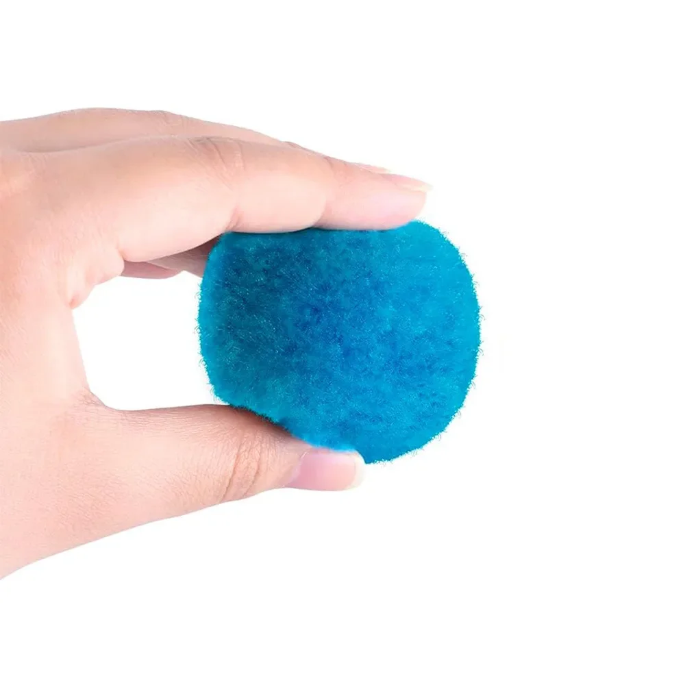 Faserkugeln Ersatz-Poolfilter Sand 200g-1500g Weiße oder blaue Schwimmbadfilterbälle Wiederverwendbare Wasseraufbereitung