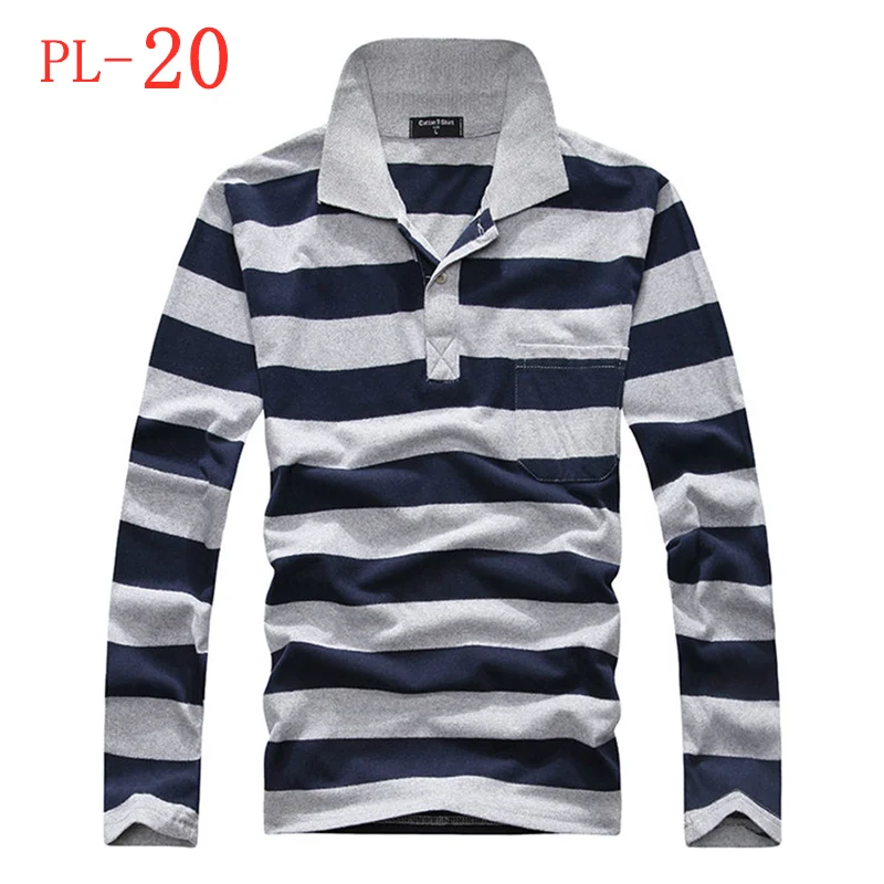 New Fashion Mens 100% Cotton Casual Long Sleeve Stripe T Shirts Stitching Color