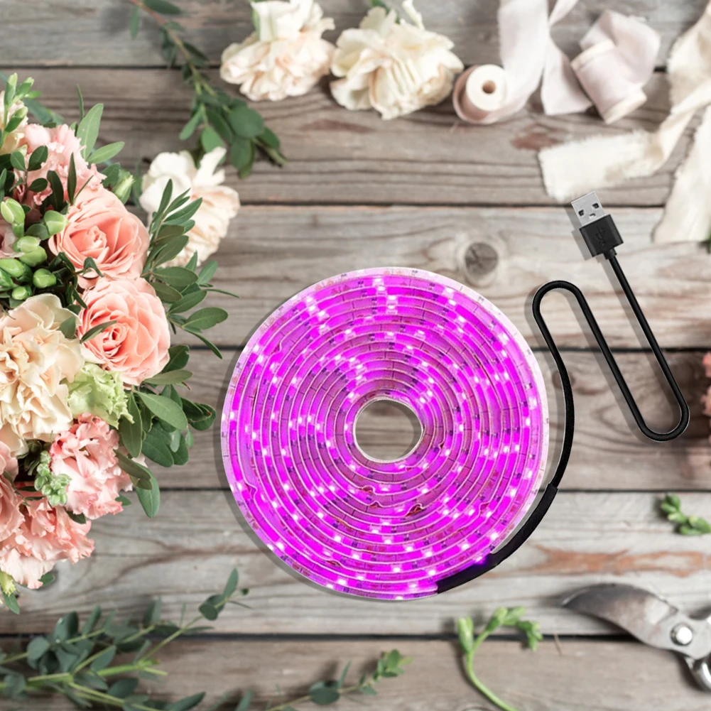 

Полный спектр USB-светильник для выращивания, водонепроницаемая светодиодная фитолампа, лампа полного спектра для растений, цветов, теплицы, гидропоники