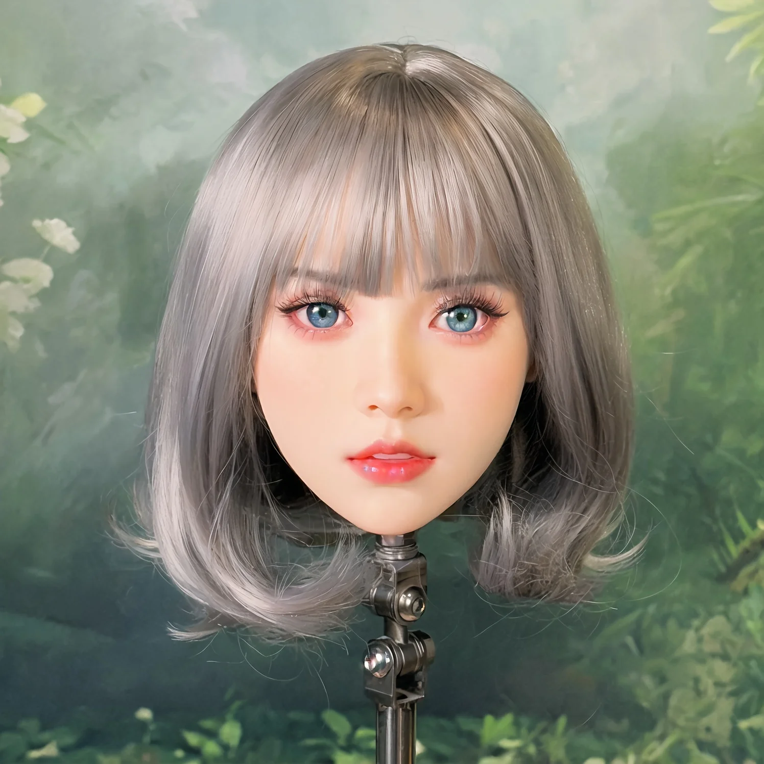 

Adjustable TPE head model,Mannequin Head,Removable wig, perfect for makeup practice and trial makeup, makeup products, new style