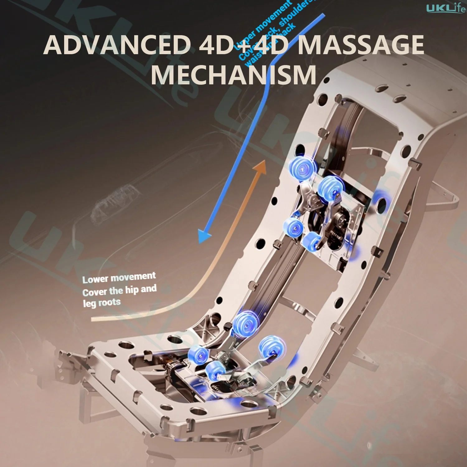 2025 New Model 4D+ Dual Core Massage Chair with 25 Programs, Airbag Full Body, Health Scan, Zero Gravity, Lumbar Heating