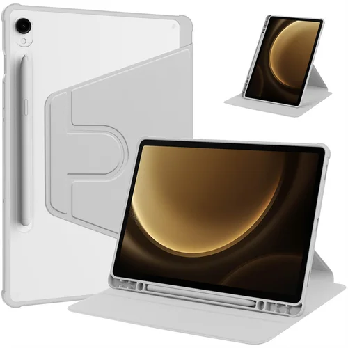 Imagen 2 del producto Funda para Samsung Galaxy Tab S10 Lite con portalápices, tableta dura transparente acrílica giratoria 360 para Galaxy Tab S10 Lite