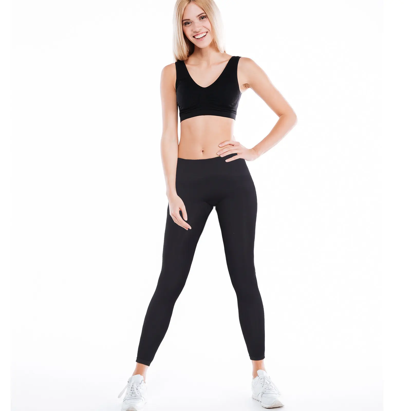 Fitness Leggings for Women High Waisted Yoga Pants Tight-Fitting Leggings Smooth Fabric Pilling Resistant Versatile Outdoor