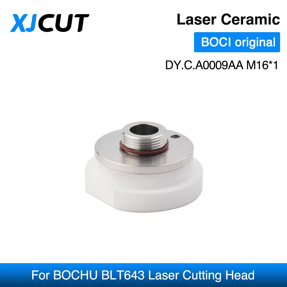 XJCUT BOCI الأصلي ليزر السيراميك فوهة حامل DY.C.A0009AA M16 * 1 تبريد المياه لرأس القطع بالليزر BOCHU BLT643 #3