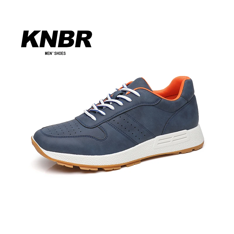 KNBR Casual Sneakers 2024 Men Trainers Leather Comfy Shoes for Walking Hiking Jogging Sport Men Trainers Men Shoes