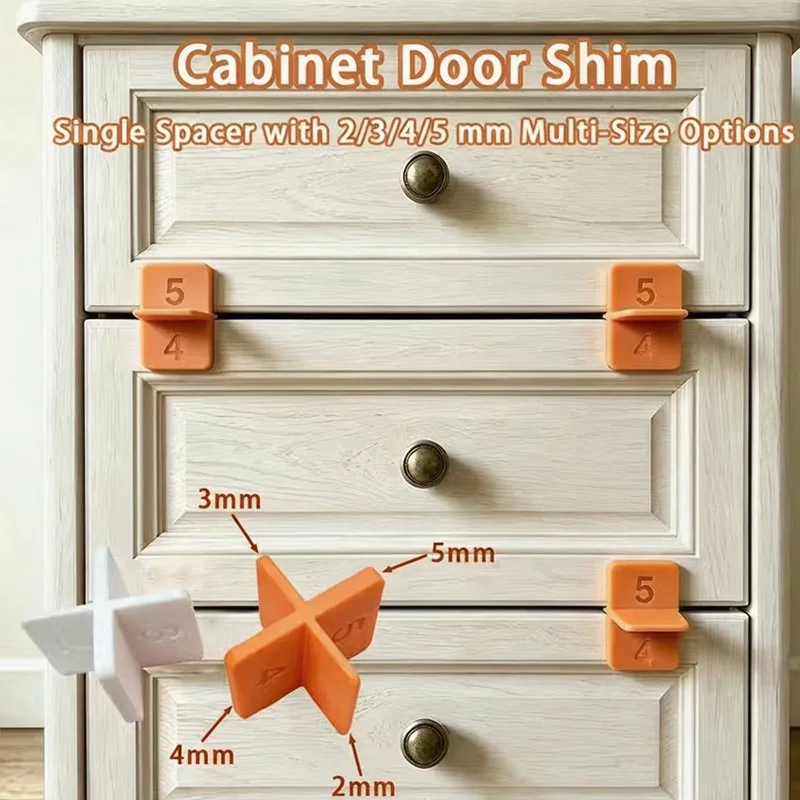 Drawer Spacer Set – Cabinet Door Seals, Corner Joints & Brackets. Fits Desks & Common Boards. Easy Install