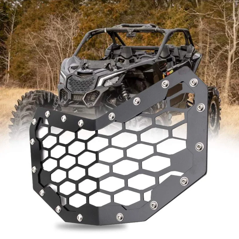 X3 Front Mesh Steel Grille Bumper Grille Applicable Can-Am Maverick X3 2016