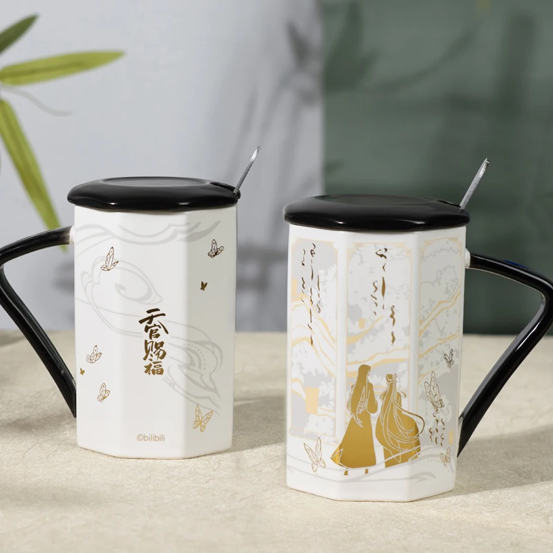 Heaven official’s blessing Mug cup anime products accessory Xielian Huacheng tian guan ci fu cartoon characters TGCF Ceramic cup