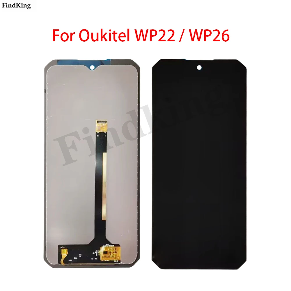 Full Screen LCD Display For Oukitel WP20 WP21 WP22 WP23 WP26 WP28 WP32 LCD Touch Screen Digitizer Display Assembly 