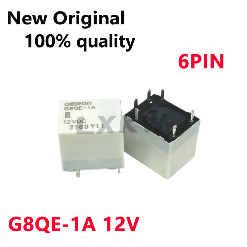 1/PCS New G8QE-1A 12VDC 6PIN High beam headlight relay In Stock
