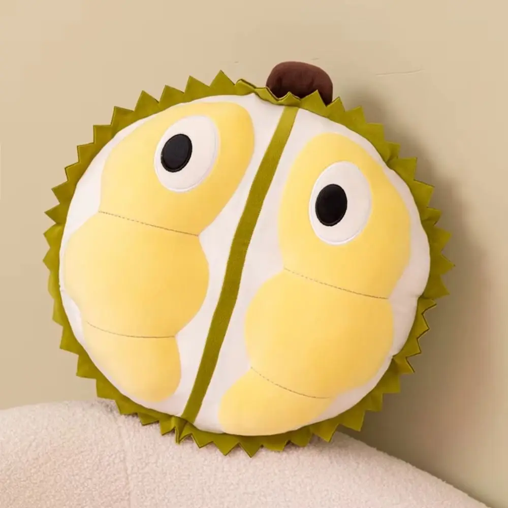 Fluffy Durian Plush Toy Collection Appease Fruit Durian Plush Pillow 45cm Soft Durian Plush Throw Pillow Kids Holiday Gifts