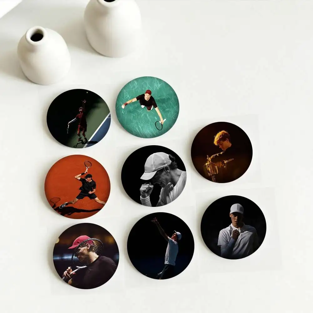 T-Tennis player Jannik Sinner 25mm 32mm 44mm 58mm 75mm Brooches Badges Pins for Accessories Gift