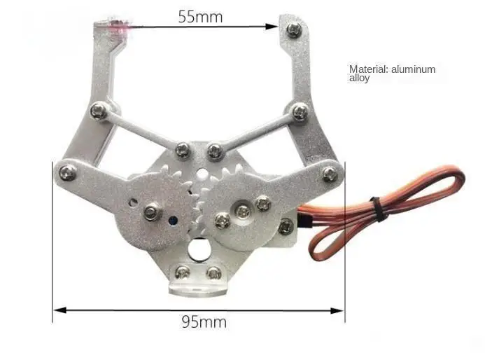 MG996/DS3218 6 DOF Robot logam Aloi, Kit cakar lengan mekanis untuk Robot Arduino Kit DIY Robot UNO/ESP32/STM32 Ps2 dapat diprogram