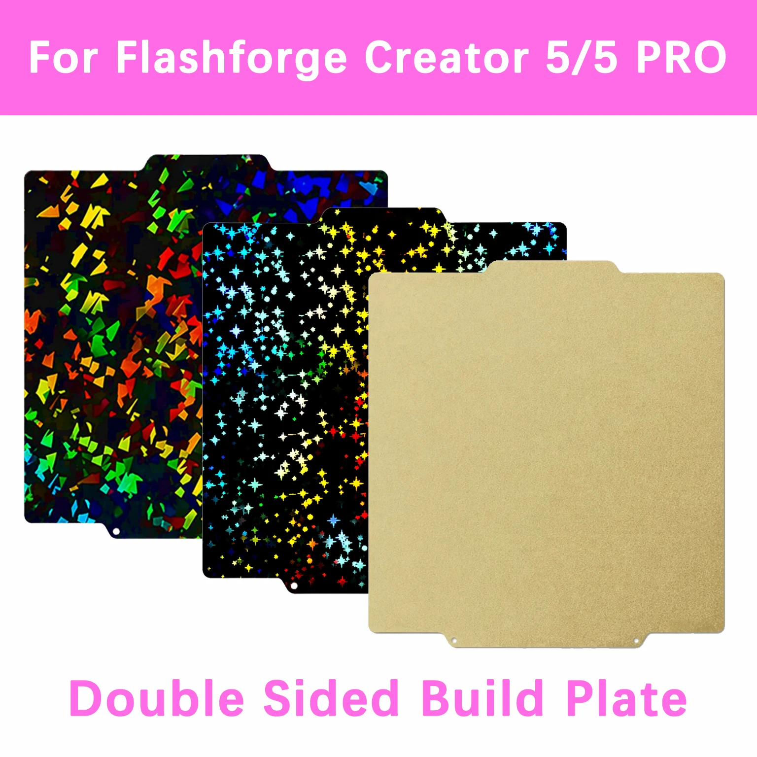 �y�Z�[�����z����PEI�v���[�g Flashforge Creator 5/5 PRO�r���h�v���[�g�p 256x256mm C5 PRO�X�v�����O�X�`�[���V�[�g PET PEO Creator 5�v���[�g