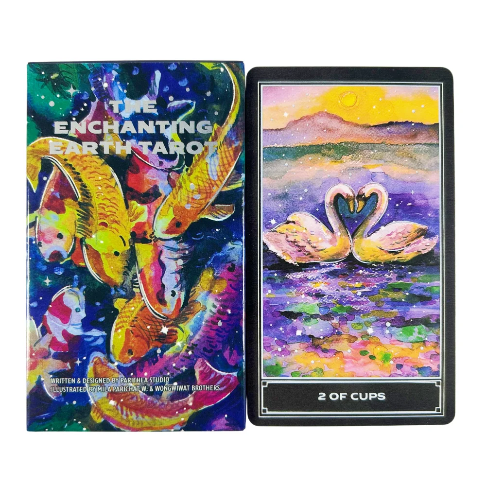 The Enchanting Earth Tarot Cards Deck Divination Edition Nature-Inspired Board Game for Intuitive Guidance and Self-Discovery