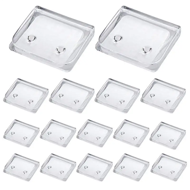 Shower Curtains Fastening Clip Shower Windproof Splash Guard Heavy Duty 16Piece Non Slip Waterproof Guard Hooks For RV Bathroom