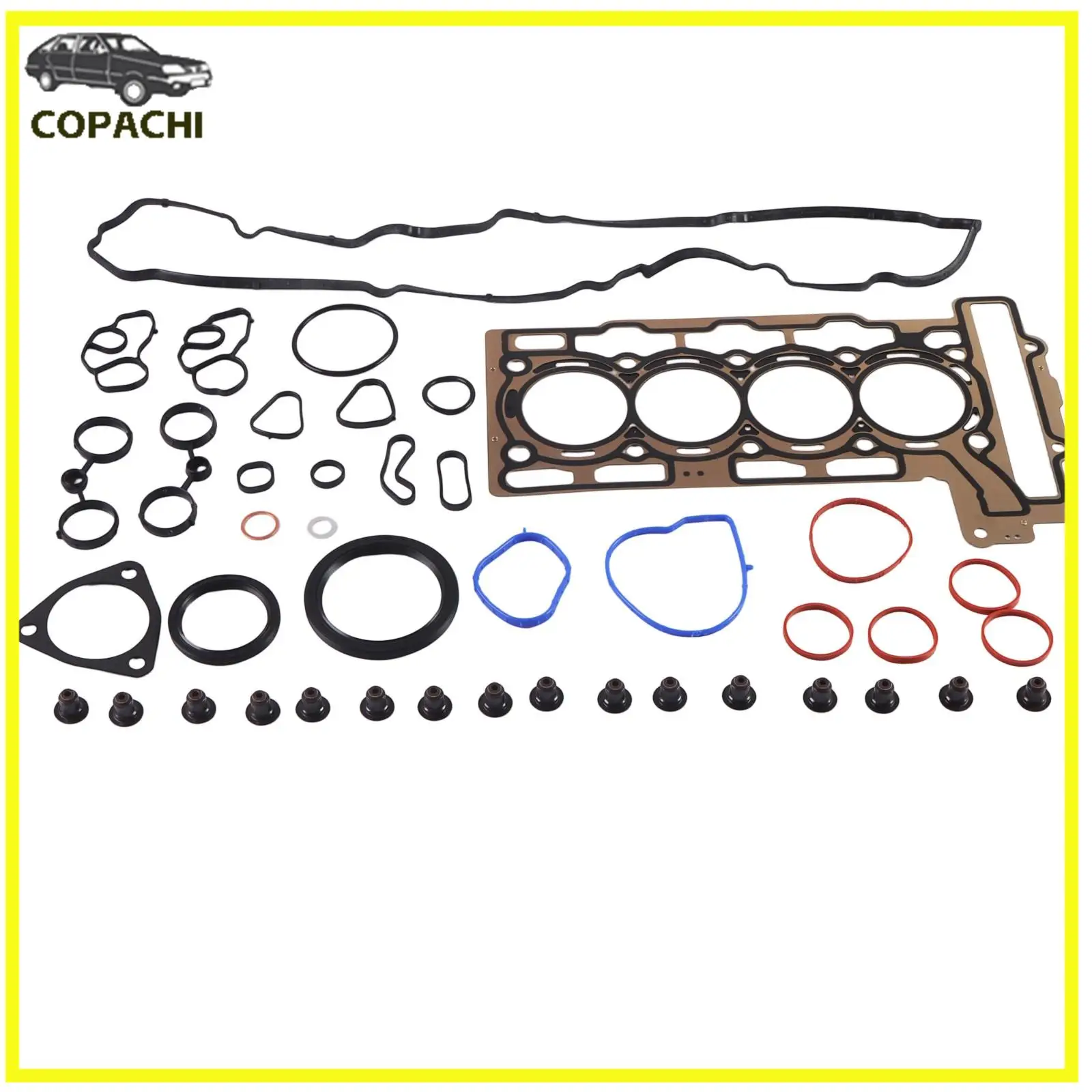 

N14B16A N14B16C Engine Overhaul Gaskets Seals Kit 11127595138 For Mini Cooper S JCW R55 R56 R57 R58 R59 1.6T Car Accessories