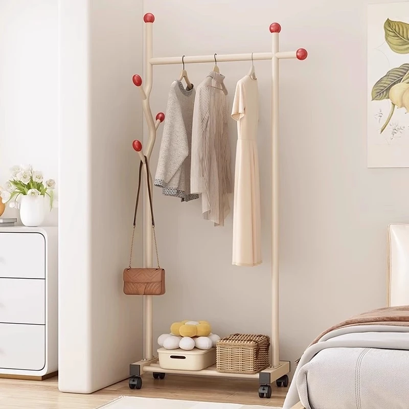 

Modern Simple coat rack living room metal white clothes racks removable wheeled прихожая мебель коридор organizer furniture