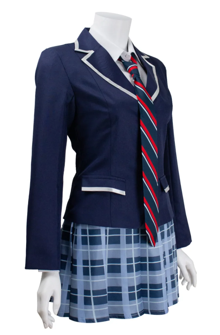 Disfraz de Cosplay de Shiraishi An del Anime Project SEKAI Vivid BAD SQUAD | Conjunto Completo de Chaqueta, Chaleco y Corbata para Halloween y Carnaval 2026