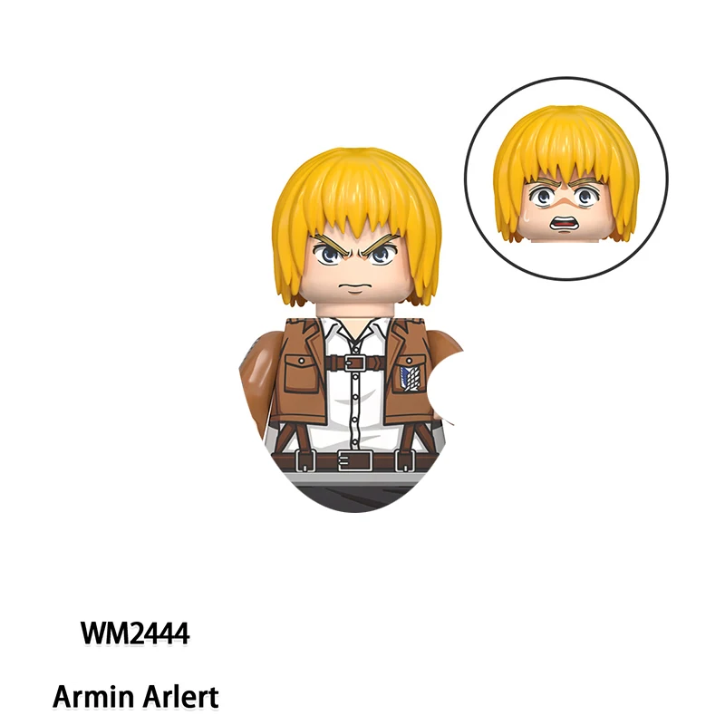 2026 Neue Mini-Bausteine Actionfiguren Attack on Titan Charaktere Bauklötze für Spielzeug Geschenke Kinder