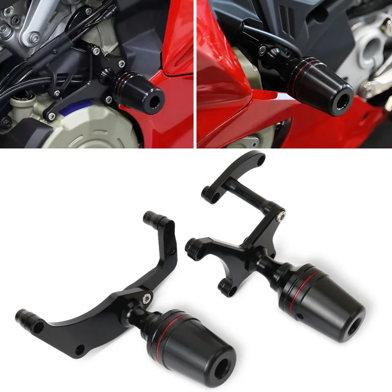

Motorcycle Falling Protection Frame Slider Fairing Guard Anti Crash Pad Protector Fit For PANIGALE V4 Panigale V4S 2025 2026