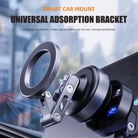 Vacuum Magnetic Suction Cup Car Mobile Phone Mount Universal Folding Phone Stand Universal Auto Phone Stand for 4-7 Inches 5