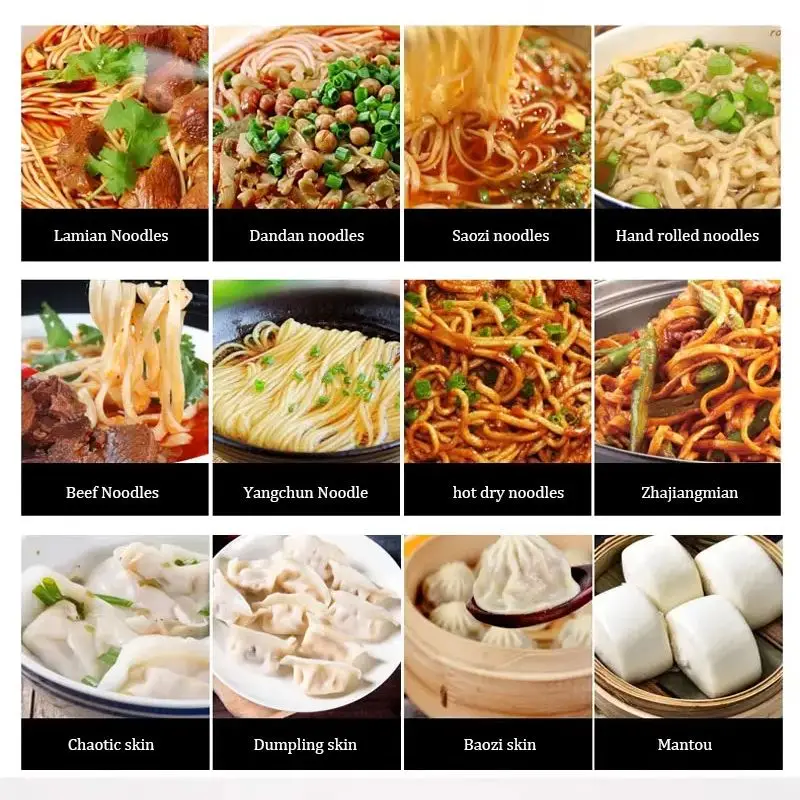 550W 220V 자동 상업용 전기 국수 만드는 기계 20Cm 롤러 라운드 국수 제조기 기계