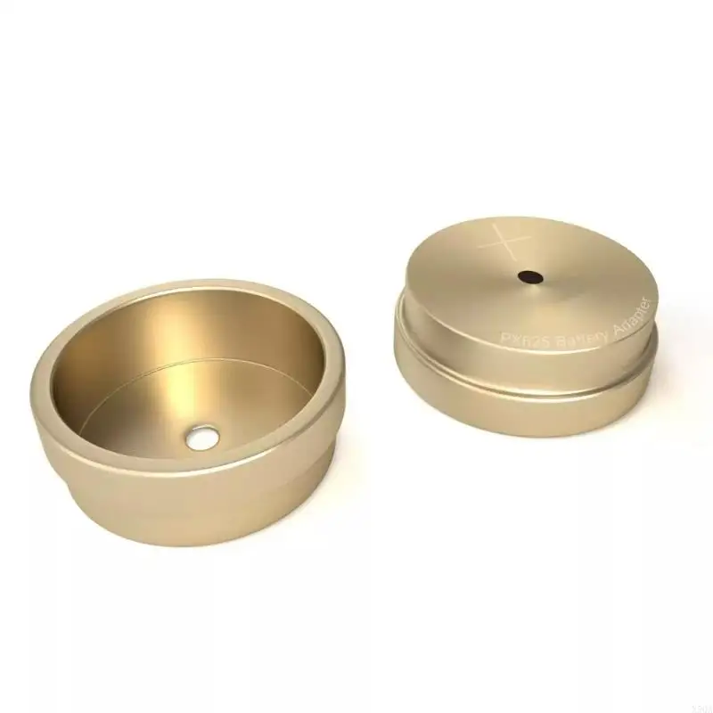 2 Set Practical PX625 Battery Adapter Set Easy Installation Metal Texture 