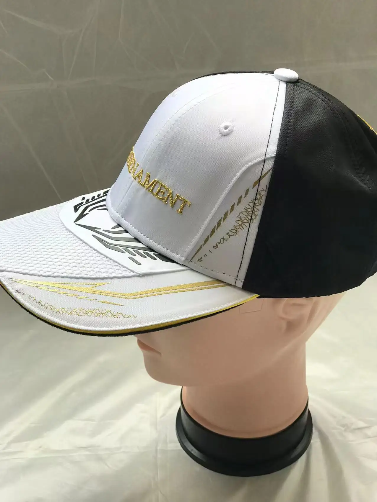 2026 New Summer DW Brand Fishing Cap for Men Sun Protection White Black Mesh Hats Breathable DC-2022T - view 6