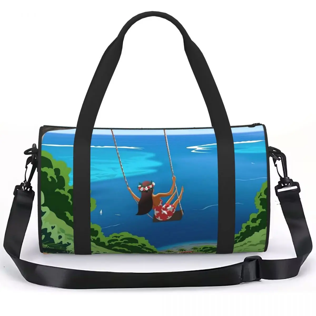 Hinano Tahiti Luggage Bag Multi-Functional Duffle Tote Bag Handbags Gym Bags Fitness Bag for Boys Girls