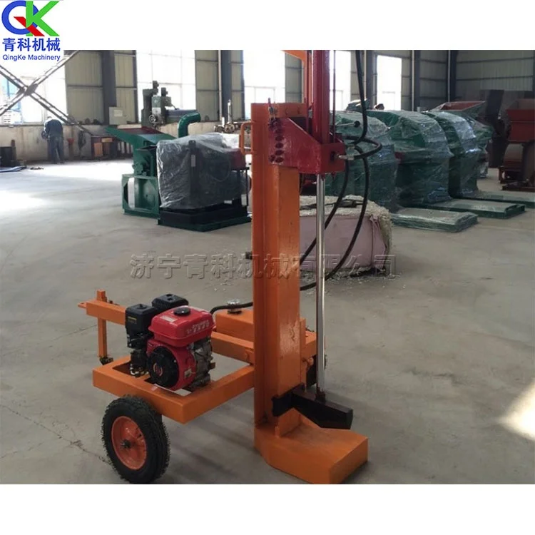 Guillotine Type Gasoline Electric Hydraulic Vertical Horizontal  Firewood Processor  Log Splitter Wood Cutter