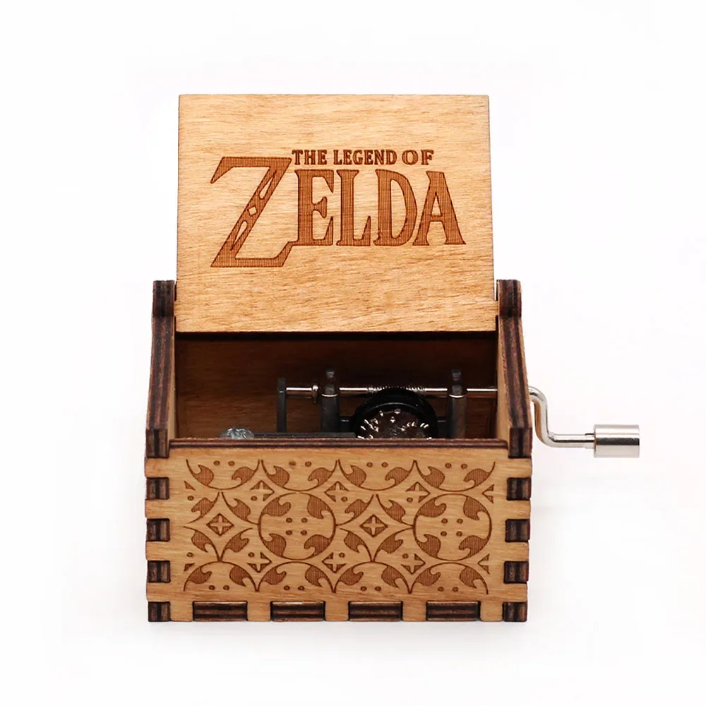 กล่องดนตรีไม้ DIY สร้างสรรค์จากอนิเมะเรื่อง The Legend of Zelda คุณภาพดี หมุนมือได้ ของสะสมเมืองฟ้า ของเล่นงานอดิเรก ของขวัญที่ดีที่สุด