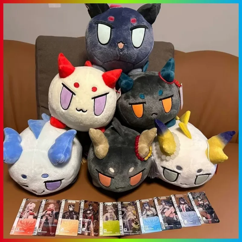 

Hot Arknights Official Plush Doll Dragon Bubble Shu Zhongyue Ling Yu Xi Ver Stuffed Cotton Anime Pillow Soft Collectible Gift