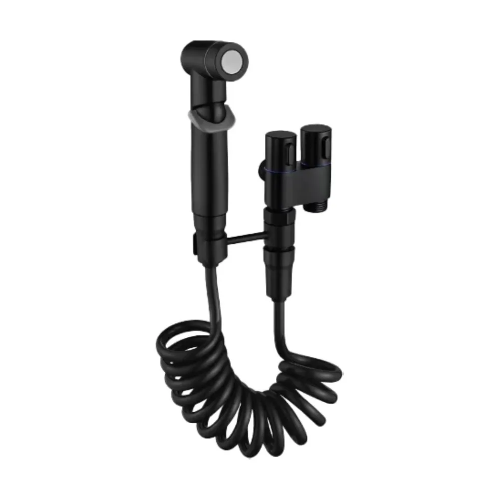 

Ручной опрыскиватель для биде высокого давления, гибкий шланг, регулируемые головки опрыскивателя для унитаза, без держателя палочки, простота установки