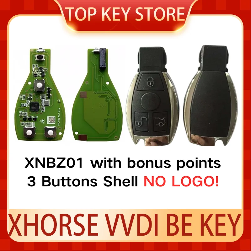 Xhorse XNBZ01 XNBZT1 VVDI BE Key MB BGA NEC PCB Wireless Remote Key Green Board Yellow Board 315MHz 433MHz VVDI MB Tool VVDI BGA