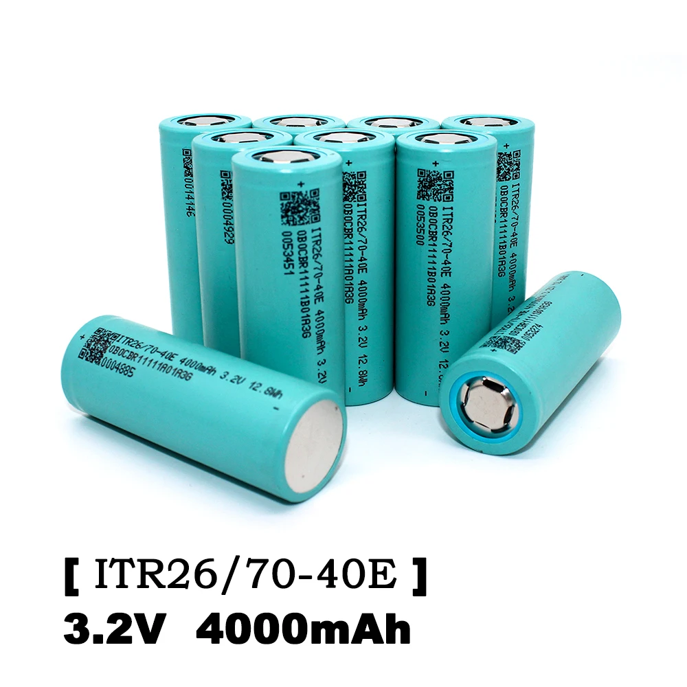 HAKADI 26700 Lifepo4 3.2V 4000mah Rechargeable Batteries DIY 12V 24V Energy Storage Solar Light Scooter 4-16PCS