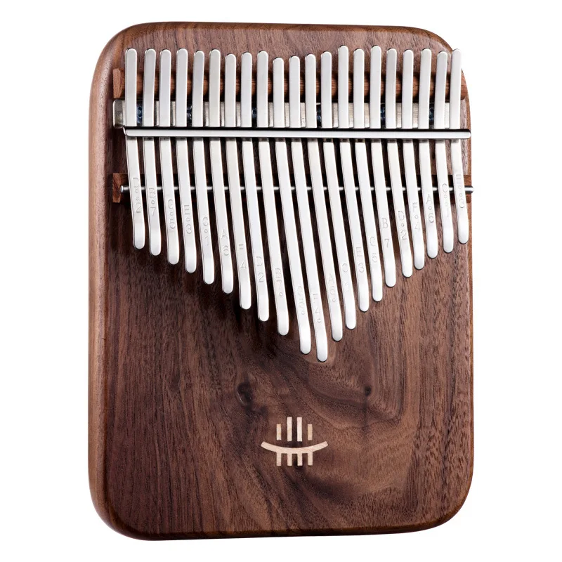 Hluru 17/21 Keys Kalimba Professional Finger Piano Full Solid Wood Black Walnut Kalimba Thumb Piano Portable Musical Instrument