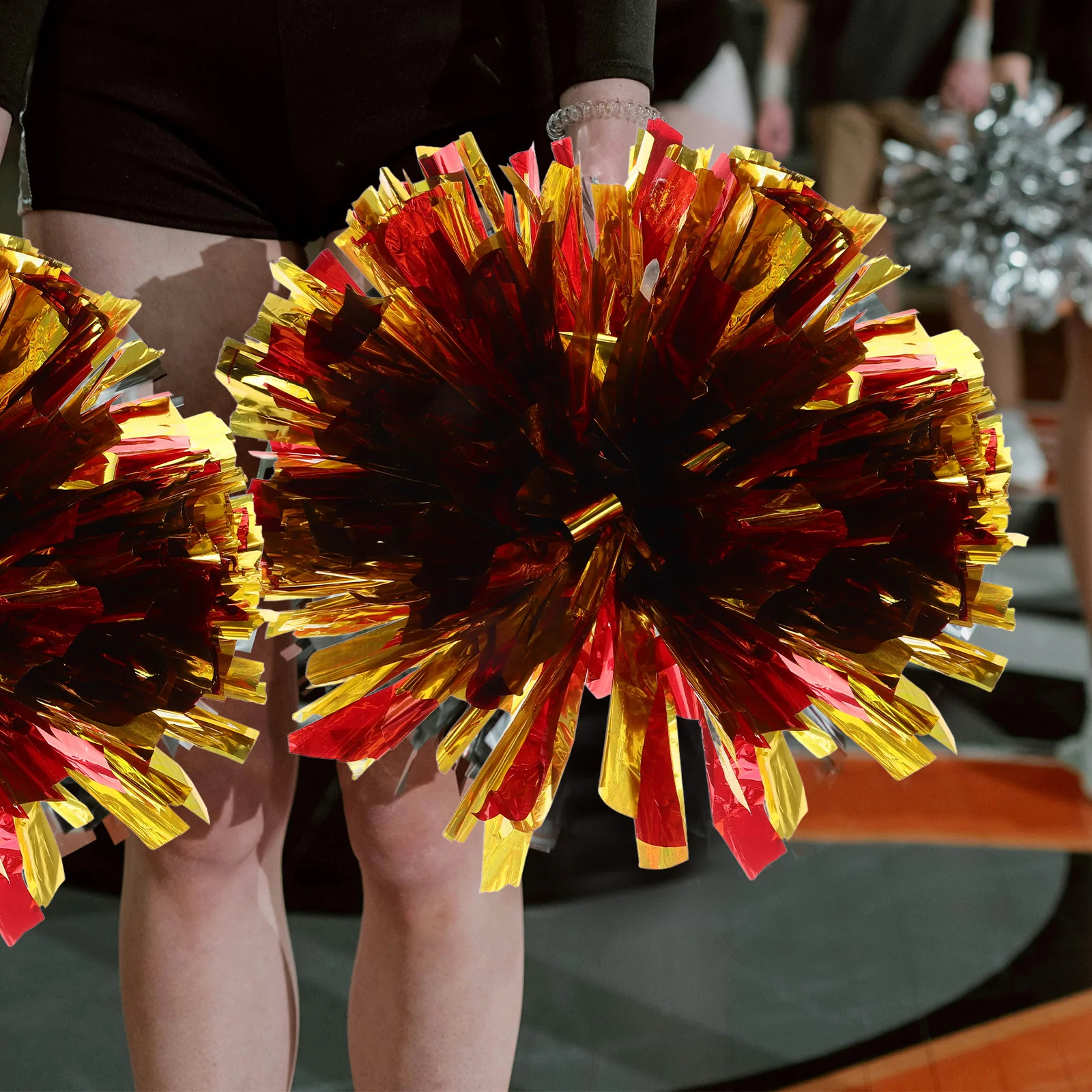 Cheerleading Pom Poms for Kids Flower Ball Sports Meeting Prop Pompoms Party Accessories