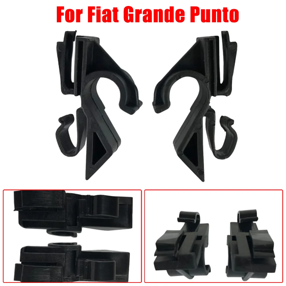 For Grande Punto 2006+ Rear Parcel Shelf Clips Plastic 71719952 71719953 Car Vehicle Fastener Pair Parcel Shelf Accessories