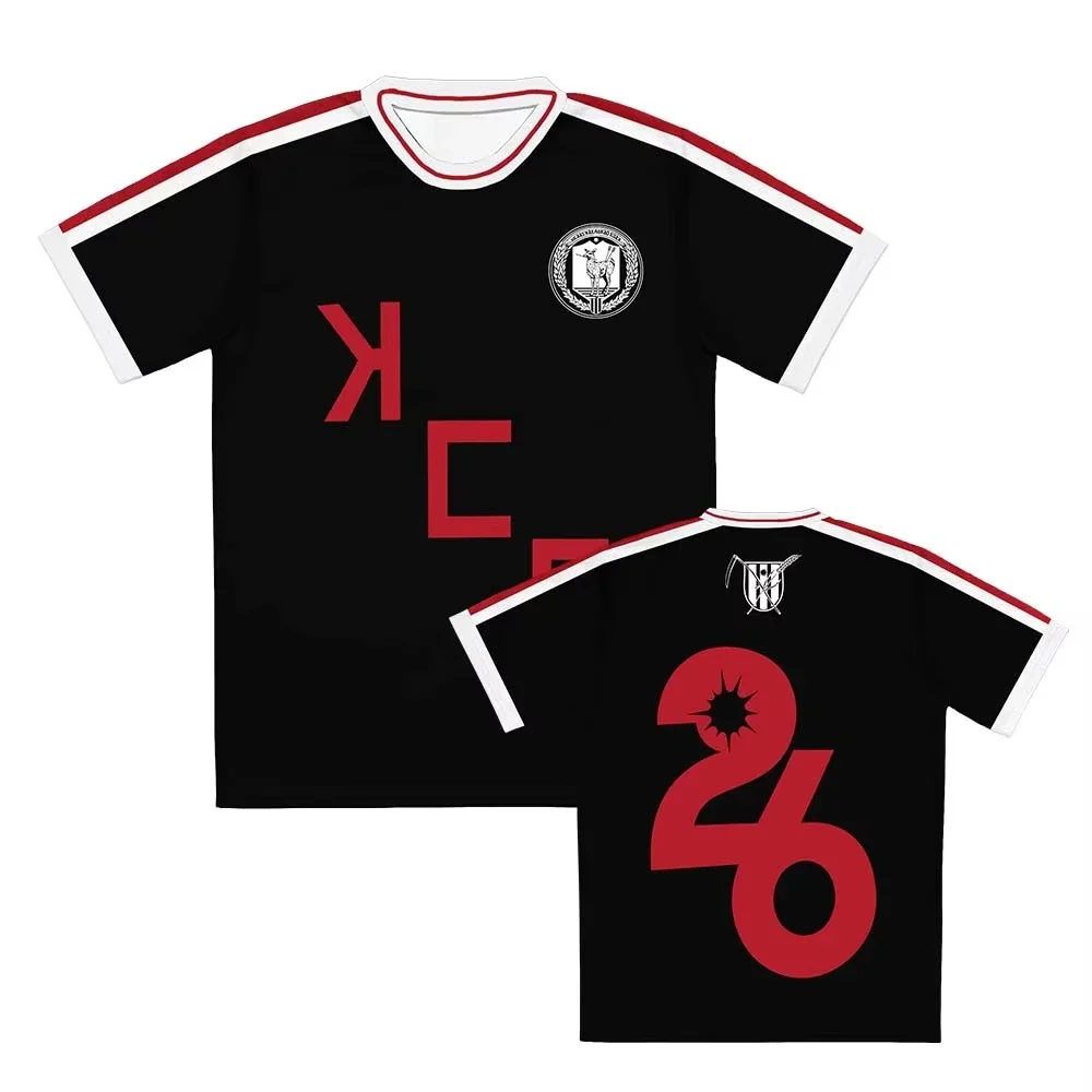 The Black Parade Tour 2026 New Merch My Chemical Romance Football Tees 3D Print Tshirts Short Sleeve O-neck Men's Top